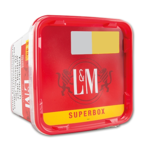 L M Volumen Tobacco Red Mega Box 205g Kambli Schreiben Schenken