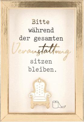 Bilderrahmen mit Spruch 1,5x5,8x8,4cm Freunde füllen dein Leben mit