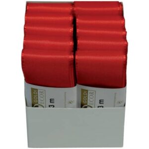 Basic Taftband - 40 mm x 3 m, rot