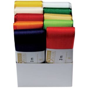 Basic Taftband - 40 mm x 3 m, farbig sortiert