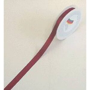 Doppelsatinband - 15 mm x 25 m, weinrot
