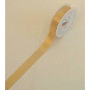 Doppelsatinband - 25 mm x 25 m, gold