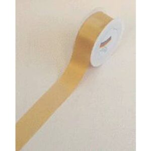 Doppelsatinband - 40 mm x 25 m, gold