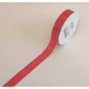 Basic Taftband - 25 mm x 50 m, rot