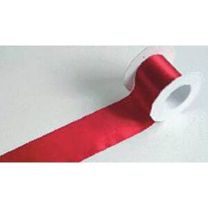 Satinband - 72 mm x 25 m, rot