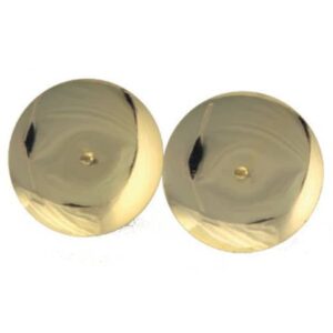 Adventskerzenhalter - 5 cm Schale mit Dorn, 4 Stück, gold