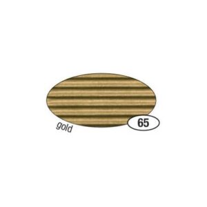 Bastelwellpappe - 50 x 70 cm, gold