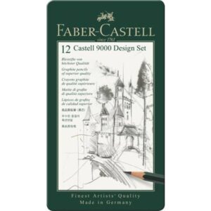 Bleistift CASTELL® 9000 12er Design  Set