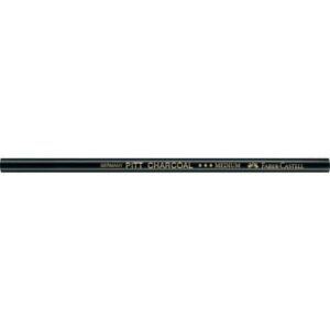 PITT® Monochrome natürlicher Zeichenkohlestift, fettfrei, schwarz, medium
