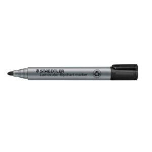 Lumocolor® 356 flipchart marker - Rundspitze, schwarz