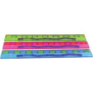 Lineal Kunststoff SOFTIE®FLEX - 15 cm, flexibel, sortiert