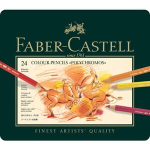 Künstlerfarbstifte POLYCHROMOS®, farbig sortiert im 24er Metalletui
