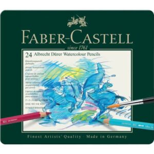 Künstler-Aquarellstift ALBRECHT DÜRER®,24 Farben sortiert im Metalletui