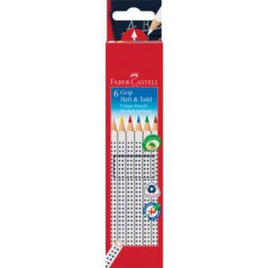 Buntstift Colour GRIP Heft & Tafel - 6 Farben sortier, Kartonetui