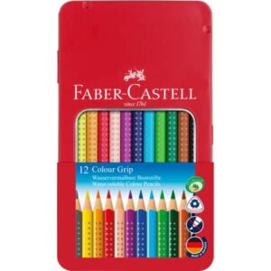 Buntstift Colour GRIP - 12 Farben, Metalletui