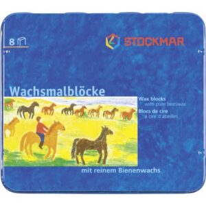 Wachsmalblöcke - 8 Farben Standardsortiment