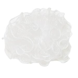 Kerzenmanschette - weiß, Organza