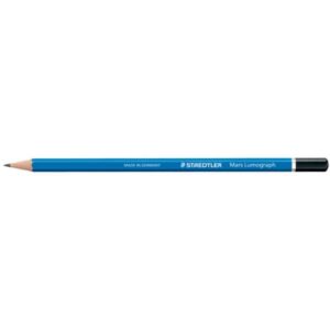 Bleistift Mars® Lumograph® - H, blau