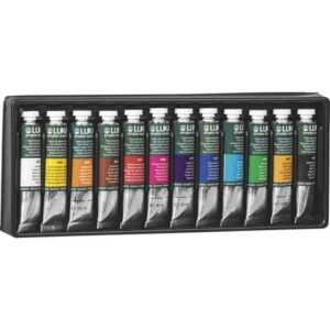 Malfarbe Tempera - 12 x 20 ml Tuben, sortiert