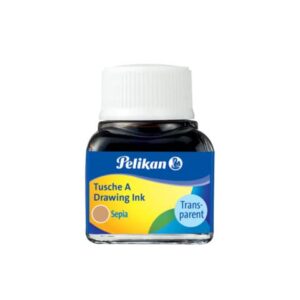 Tusche A 523 - 10 ml Glas, sepia