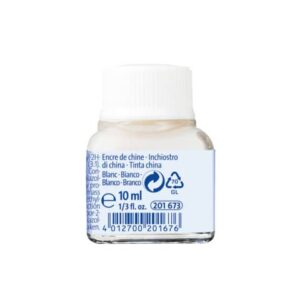 Tusche A 523 - 10 ml Glas, weiß