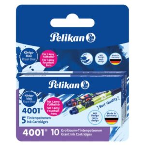 Tintenpatrone 4001® für Lamy-Füllhalter - königsblau, 2 x 5 Stück, Blister