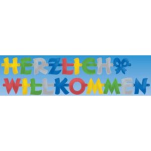 Partykette Herzlich Willkommen