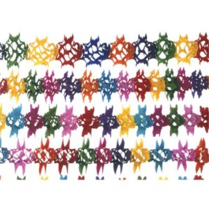 Girlande - 4 m, bunt, sortiert
