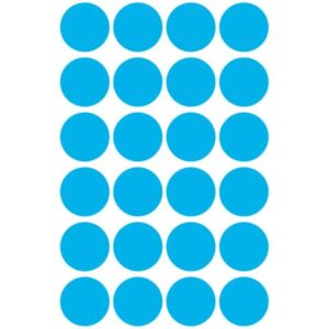 3005 Markierungspunkte - Ø 18 mm, 4 Blatt/96 Etiketten, blau