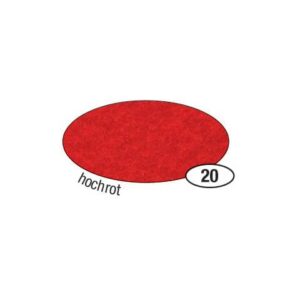 Bastelfilz - 20 x 30 cm, hochrot