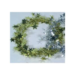 Decodraht mit Sternen - 2,7 m, gold
