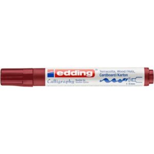1455 Kalligrafie Stift - Fasermaler, 1-5 mm, karmesin