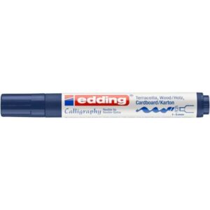 1455 Kalligrafie Stift - Fasermaler, 1-5 mm, stahlblau