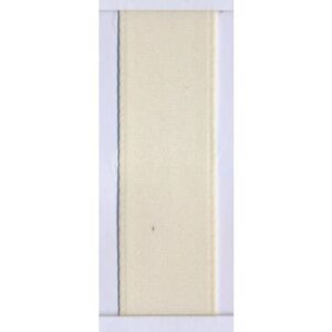 Doppelsatinband - 3 mm x 50 m, creme