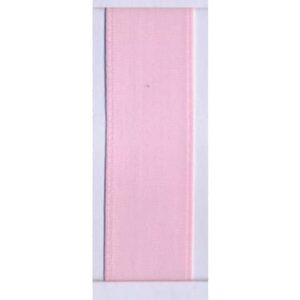 Doppelsatinband - 3 mm x 50 m, rosa