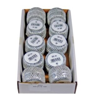 Cordonettkordel - 1 mm x 20 m, silber