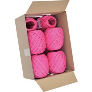 Bast Raffia - 7 mm x 30 m, pink