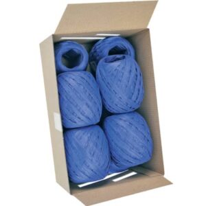 Bast Raffia - 7 mm x 30 m, dunkelblau