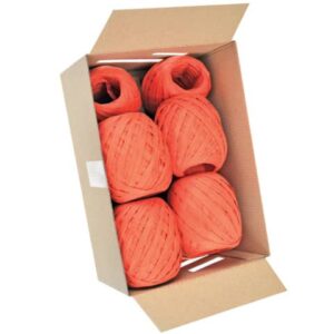 Bast Raffia - 7 mm x 30 m, orange