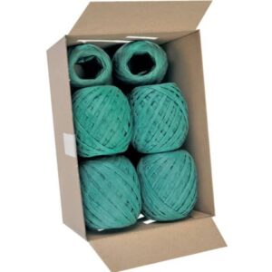 Bast Raffia - 7 mm x 30 m, dunkelgrün
