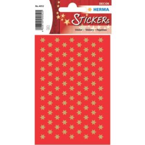 4052 Sticker DECOR Sterne 6-zackig, gold Ø 6 mm