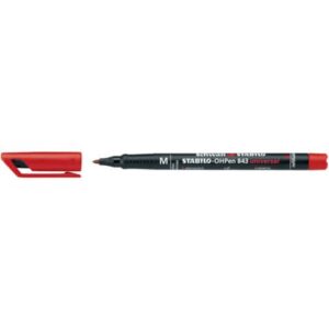 Folienstift - OHPen universal - permanent medium - Einzelstift - rot