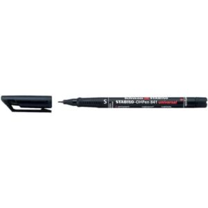 Folienstift - OHPen universal - permanent superfein - Einzelstift - schwarz