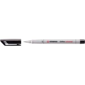 Folienstift - OHPen universal - wasserlöslich superfein - Einzelstift - schwarz