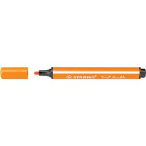 Gefederter Dreikant-Filzstift - Trio Scribbi - Einzelstift - orange