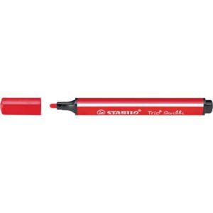 Gefederter Dreikant-Filzstift - Trio Scribbi - Einzelstift - rot