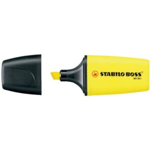 Textmarker - BOSS® MINI - Einzelstift - gelb