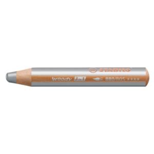 Multitalent-Stift woody 3 in 1 - silber