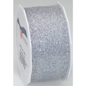 Zierband - 40 mm x 20 m, silber