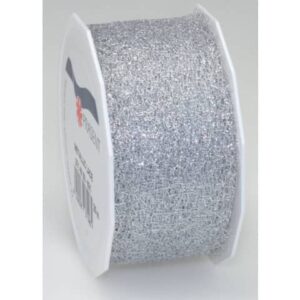 Zierband - 72 mm x 20 m, silber